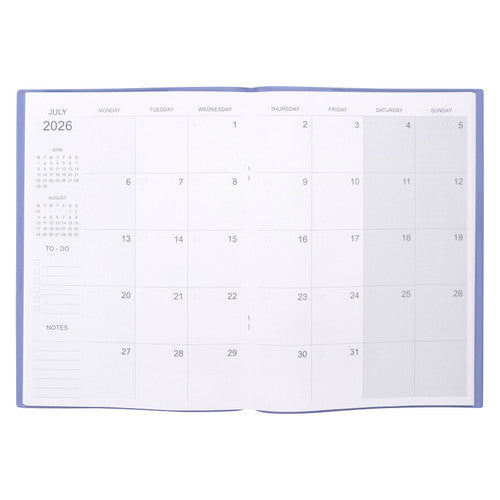 Cumberland 2026 Monthly Planner Diary A4 Month To View Assorted