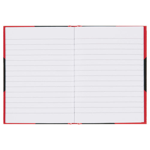 Black and Red Notebook Gloss Cover A6 100 Leaf