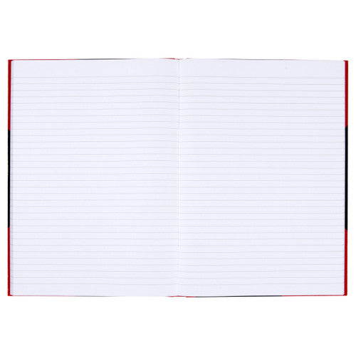 Black and Red Notebook Gloss Cover A4 200 Leaf