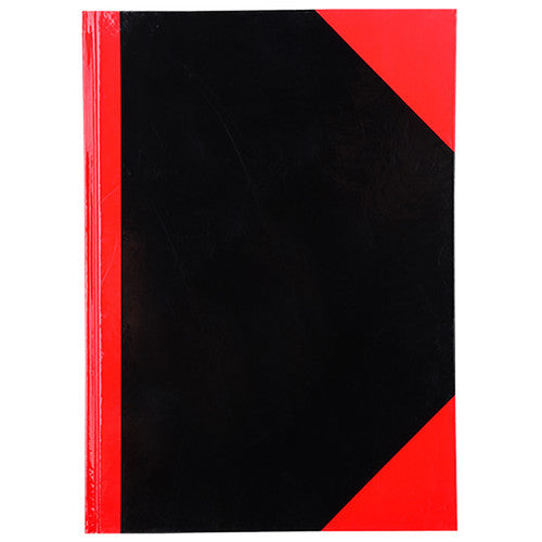 Black and Red Notebook Gloss Cover A4 200 Leaf