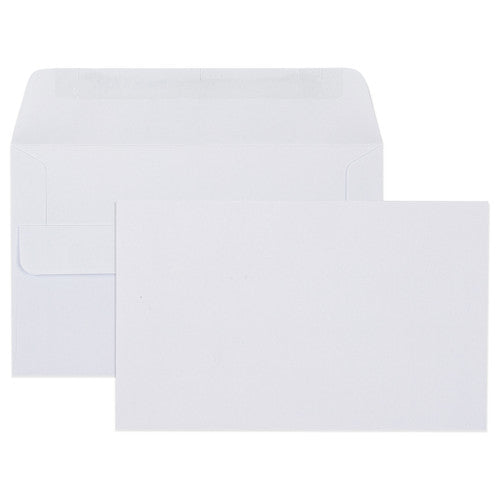 Envelope Self Seal Plain Face 90 x 165mm Box 500