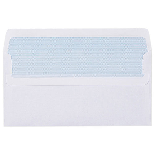 Envelope Self Seal Plain Face Secretive DLX 120 x 235mm Box 500