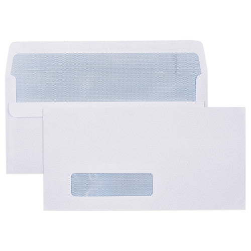 Envelope Self Seal Window Secretive DLX 120 x 235mm Box 500