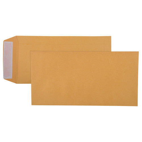 Envelope Strip Seal Gold Pocket DLX 235 x 120mm Box 500