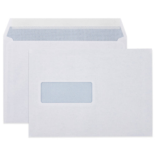Laser Envelope C5 Booklet Mailer Strip Seal Window Face Secretive White Box 500