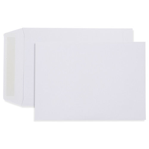 Envelope Strip Seal Heavy White Pocket B5 250 x 176mm Box 250