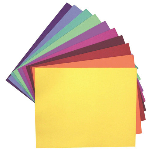 Colourful Days Colourboard 200gsm 510 x 640mm Assorted Colours Pack 100
