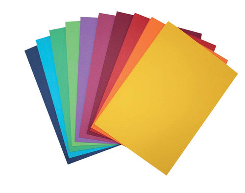 Colourful Days Colourboard 200gsm A4 Assorted Colours Pack 100