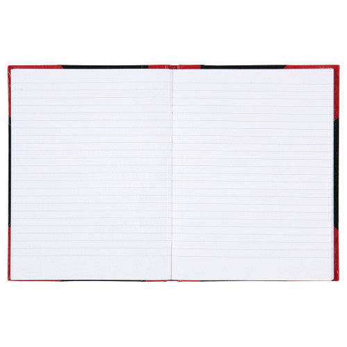 Red and Black Notebook A5 100 Leaf Ruled