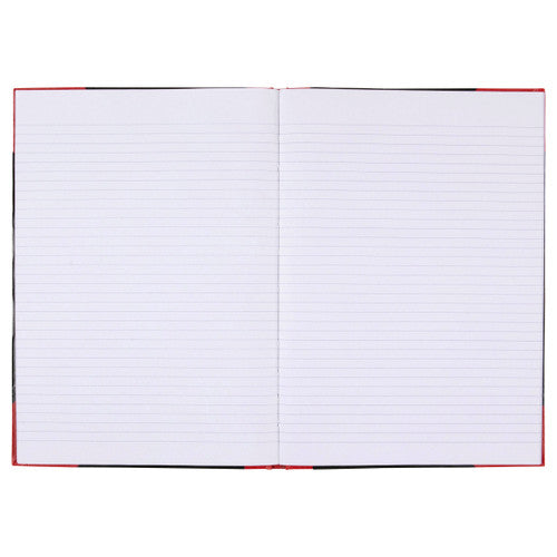 Black and Red Notebook Original A4 100 Leaf Ruled