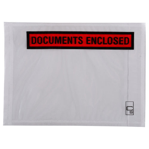 Packaging Envelope Documents Enclosed 155 x 115mm Box 1000