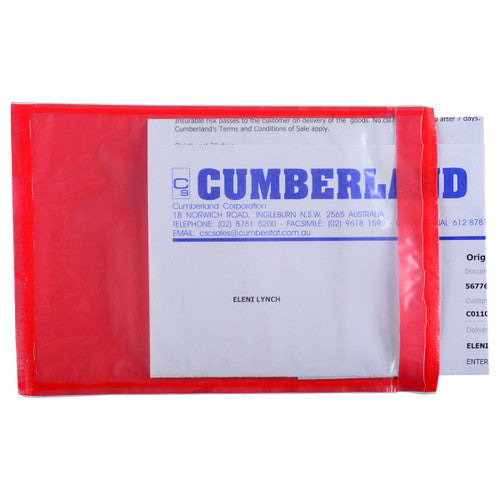 Packaging Envelope Plain Red Backing 165 x 115mm Box 1000