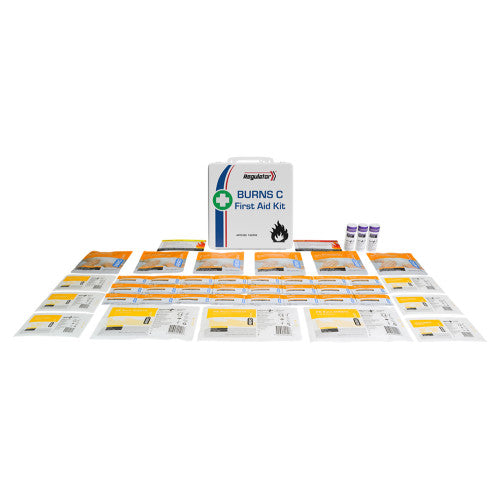 Custom Burns C First Aid Kit 24 x 24 x 7.5cm
