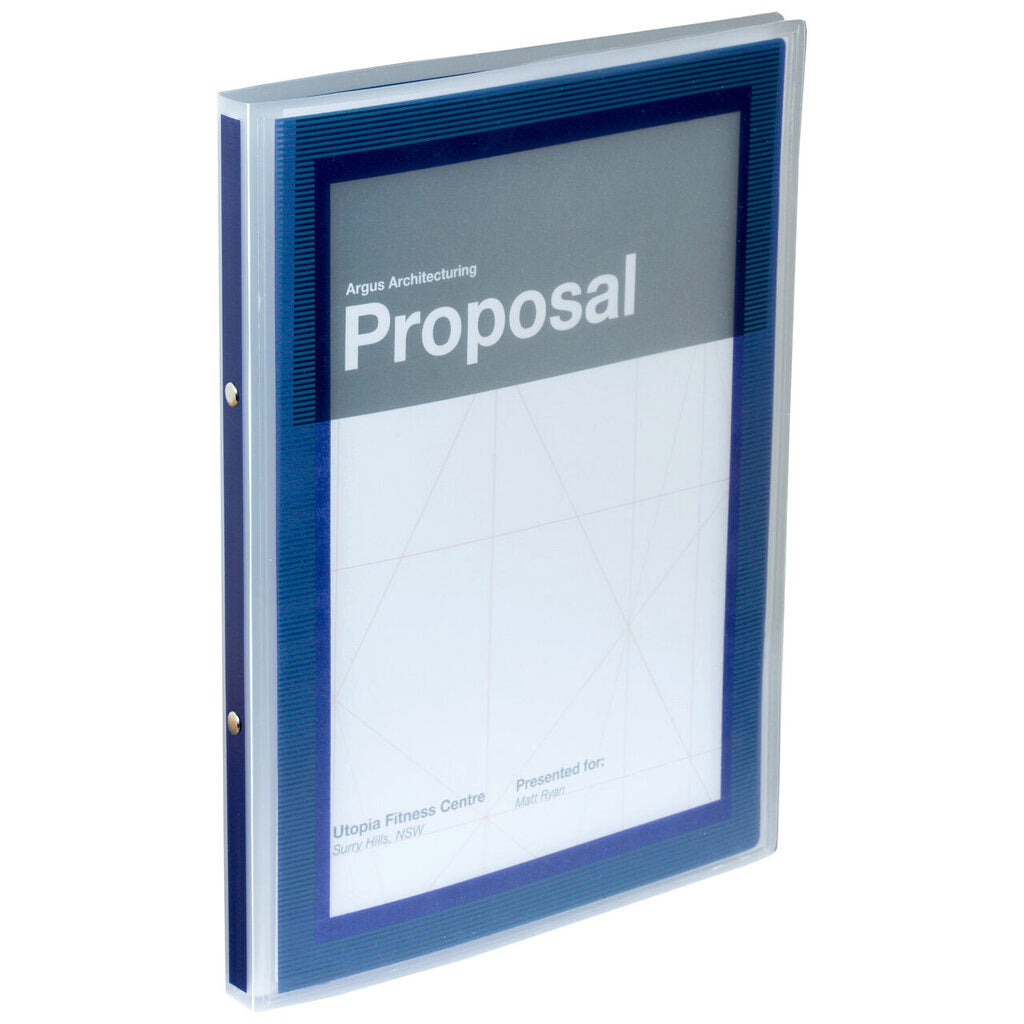 Avery Navy Flexi-View Presentation Binder 13mm 2 Ring – view 1