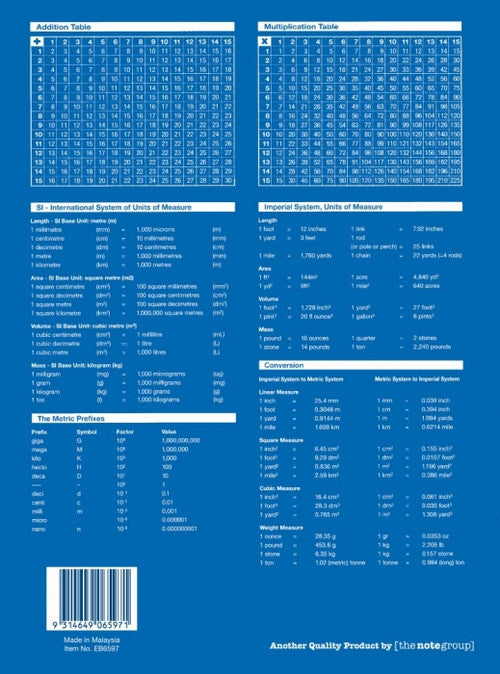 Writer Premium Playbook 330x240mm 64 Page Plain Plus 14mm Solid Ruled Pack 10 — open pages showing plain and ruled sections