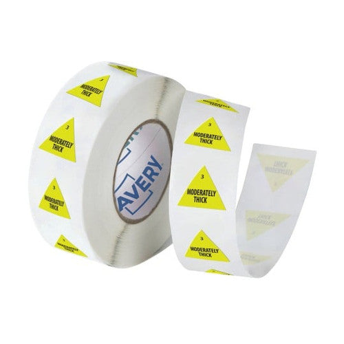 Avery Food Safety Labels 'Moderately Thick' Food Consistency Label 25mm 500 Roll