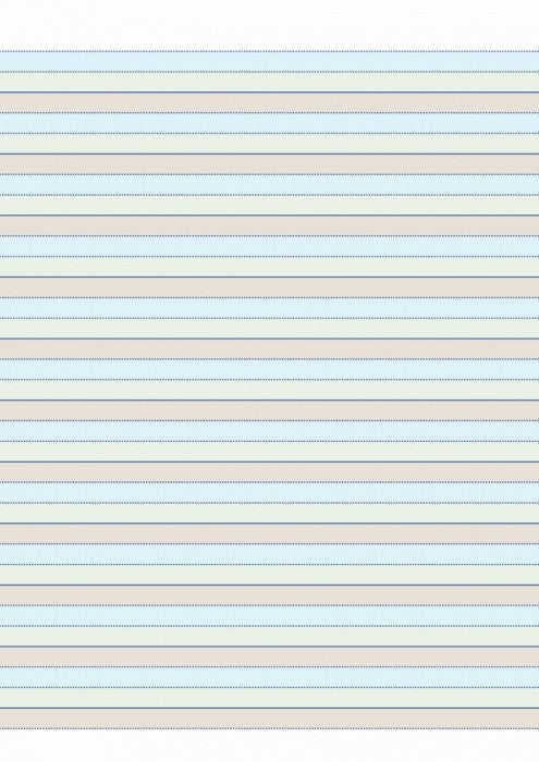Writer Premium Ground Grass Sky Notepad A4 50 Sheet 24mm Dotted Thirds Pack 10 — bulk pack of 10
