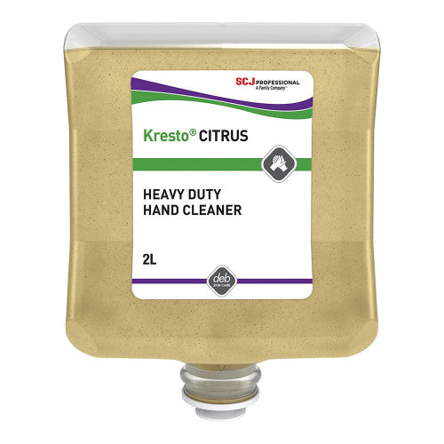 Deb Kresto Citrus Heavy Duty Hand Cleaner 2L Pack of 4