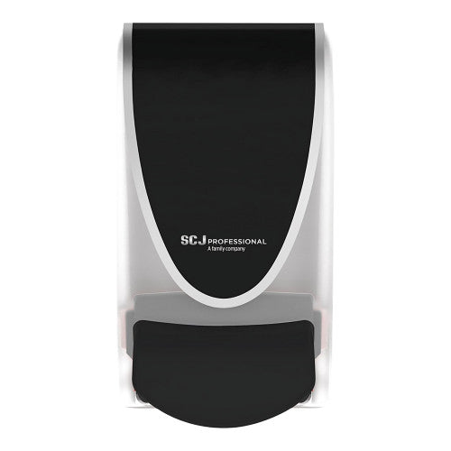 Deb QuickView Transparent Manual 1L Dispenser Black Chrome