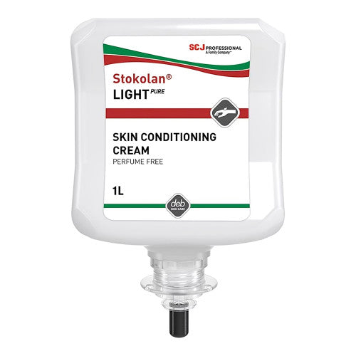 Deb Stokolan Light Pure Skin Conditioning Cream 1L Pack of 6