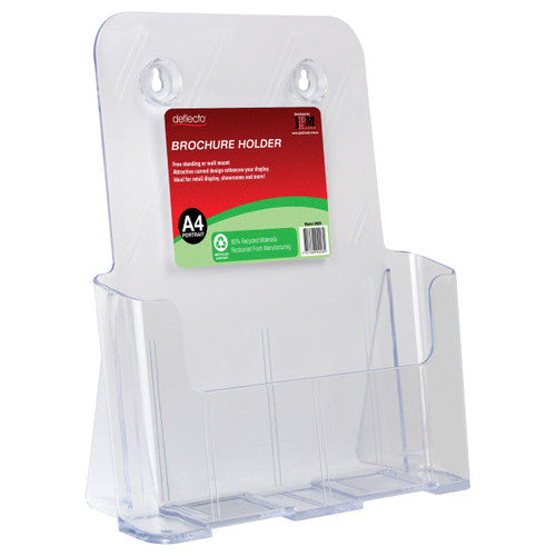 Deflecto 80 Percent Recycled Content Brochure Holder A4 Portrait