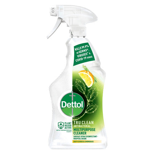 Dettol Tru Clean Multi-Purpose Trigger Citrus 500ml Pack of 6