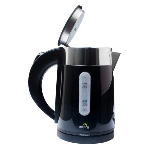 Dolphy 0.6L Stainless Steel Electric Kettle Black
