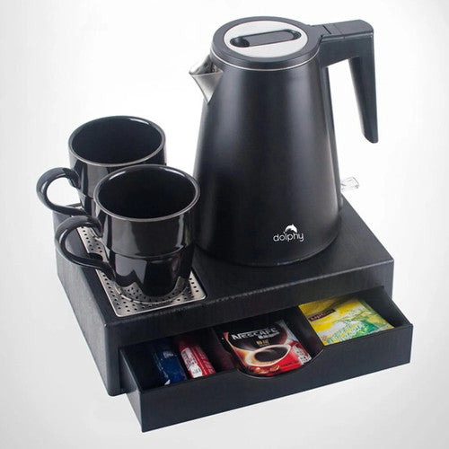Dolphy 0.8L 304 Stainless Steel Kettle Black