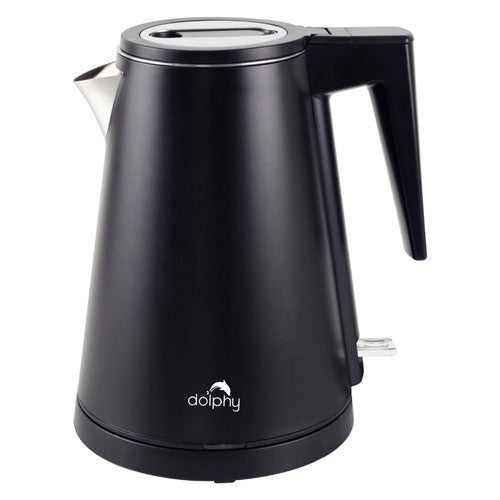 Dolphy 0.8L 304 Stainless Steel Kettle Black