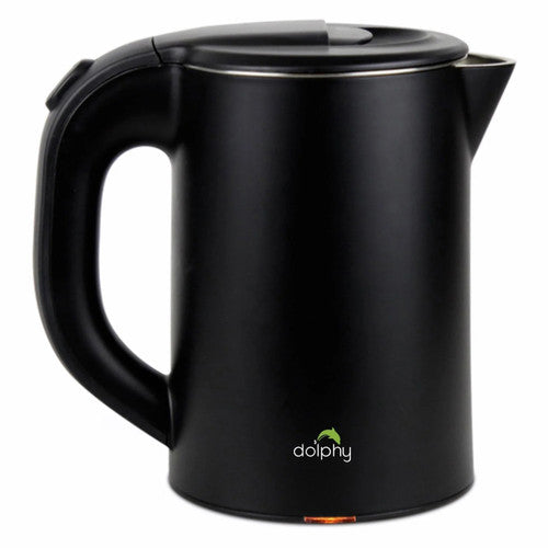Dolphy 0.8L Stainless Steel Electric Kettle Black