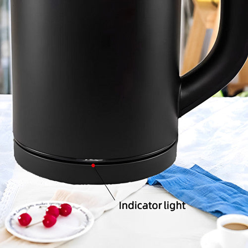Dolphy 0.8L Stainless Steel Electric Kettle Black