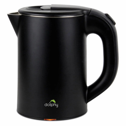 Dolphy 0.8L Stainless Steel Electric Kettle Black
