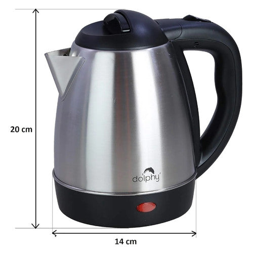 Dolphy 1.2L Stainless Steel Electric Kettle Silver