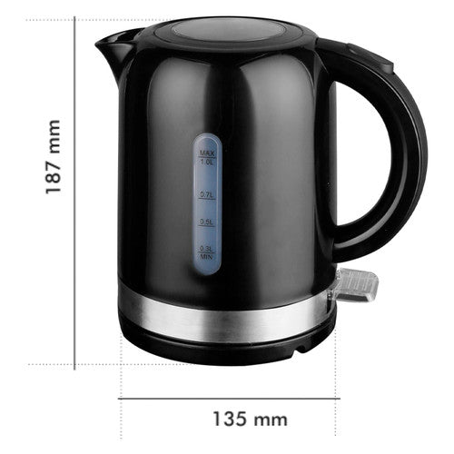 Dolphy 1L Electric Kettle High Grade ABS Material Black
