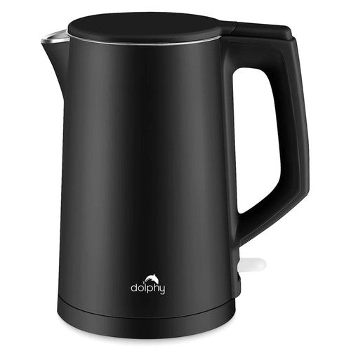 Dolphy 1L Stainless Steel Kettle Black