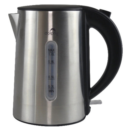 Dolphy 1L Stainless Steel Kettle Brushed Silver