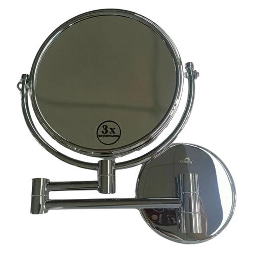 Dolphy 3x LED Magnifying Mirror Wall Mount Silver