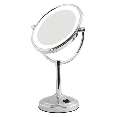 Dolphy 5x LED Magnifying Mirror Tabletop Silver