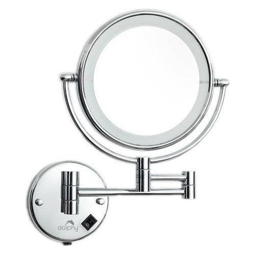 Dolphy 5x LED Magnifying Mirror Wall Mount Chrome