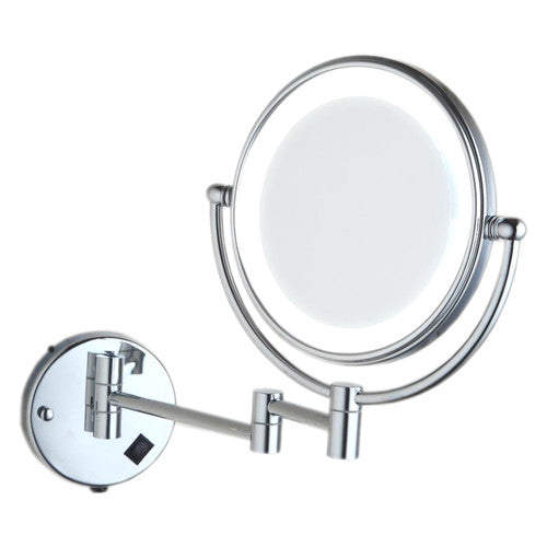 Dolphy 5x LED Magnifying Mirror Wall Mount Chrome