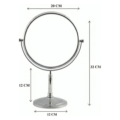 Dolphy 5x Magnifying Mirror Tabletop Silver