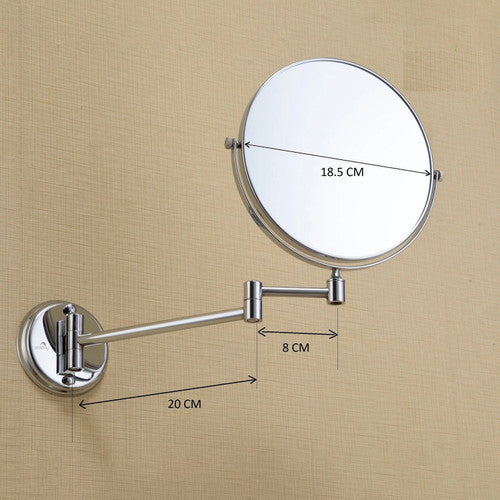 Dolphy 5x Magnifying Mirror Wall Mount Chrome