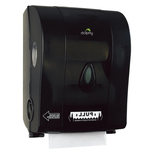 Dolphy Auto-Cut Paper Towel Dispenser Black
