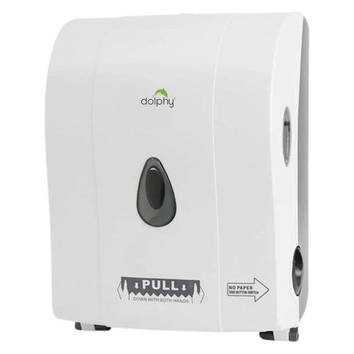 Dolphy Auto-Cut Paper Towel Dispenser White