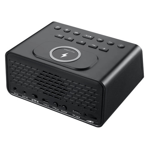 Dolphy Bluetooth LED Alarm with Radio Black