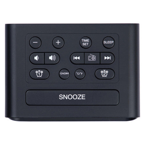 Dolphy Bluetooth Multifunction Alarm Radio Black