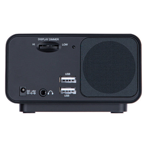 Dolphy Bluetooth Multifunction Alarm Radio Black