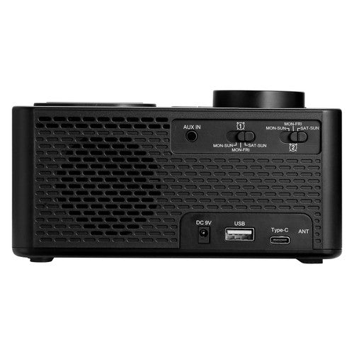 Dolphy Bluetooth Wireless Charge Clock Radio Black