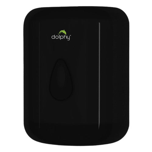 Dolphy Centre Pull Auto-Cut Toilet Paper Dispenser Black
