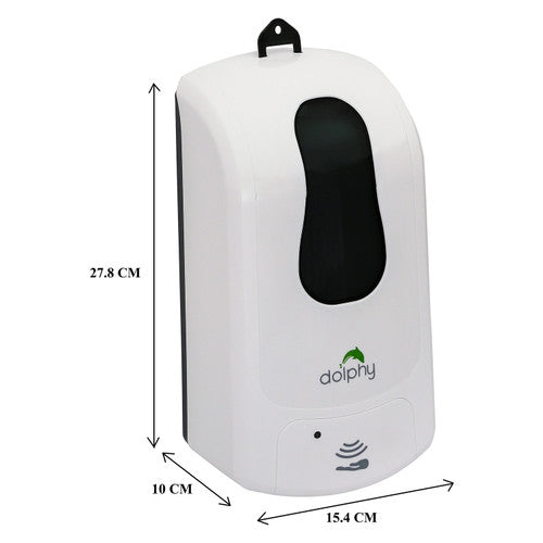 Dolphy Classic Automatic Spray Soap-Sanitiser Dispenser 1000ml White
